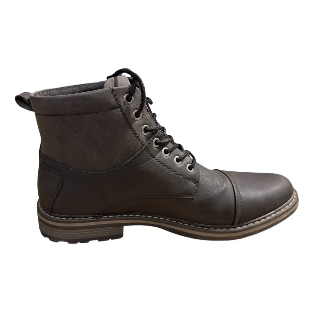 Perry Ellis Redding Men’s Cap Toe Lace Up Ankle Boots Size 12